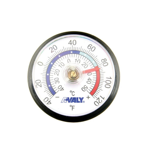 Termómetros para Refrigeración o congelación redondos Para interior de equipos (plástico)